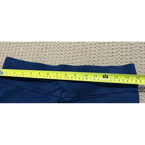 Anne Klein Women’s Dress Pants Navy Pull On Dress Pants Size 6 Scallop Stretch - Picture 8 of 8
